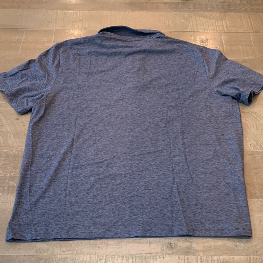 Vineyard Vines Blue Polo Shirt Mens Size Extra Large Blue Stripes - Picture 10 of 10